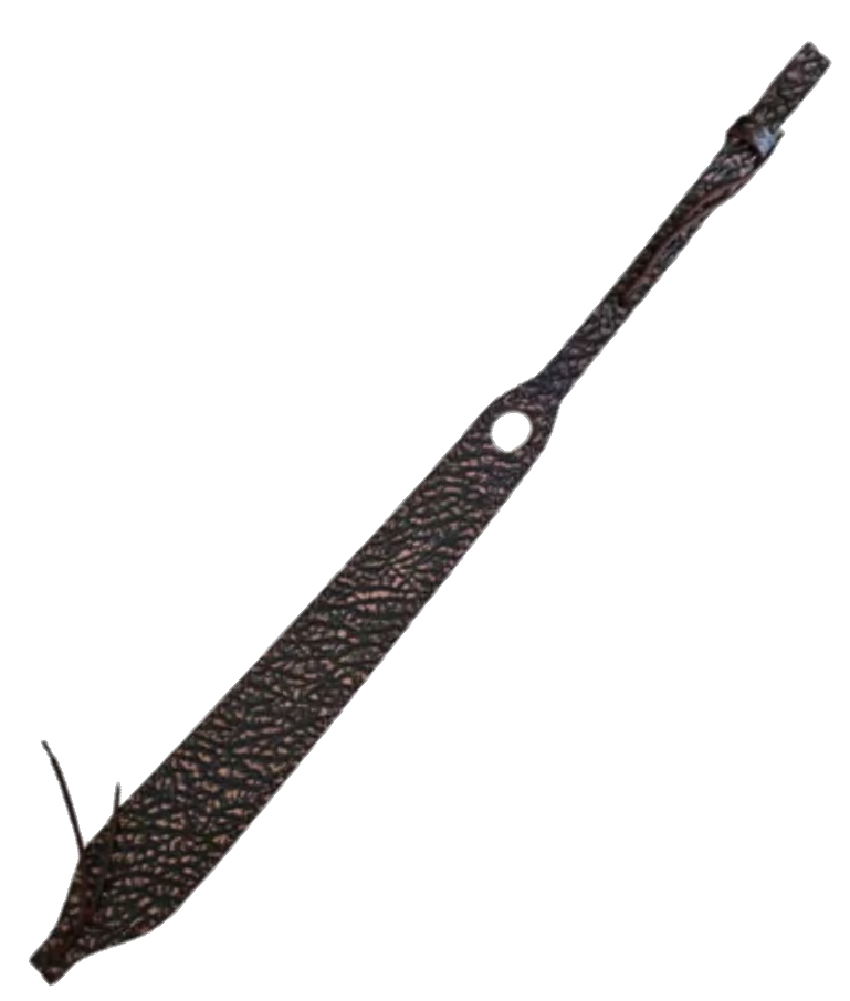 Buffalo Print Leather Sling with Thumbhole