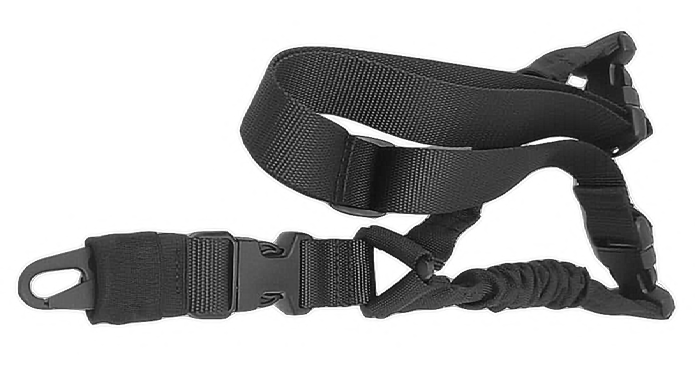 Single Point Tactical Bungee Sling with Hook