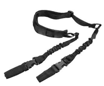 Padded Two Point Tactical Bungee Sling with Hook