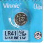 Vinnic LR41 Alkaline Battery