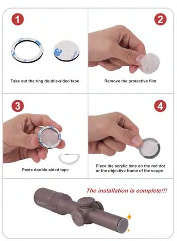Redwin BB Shield Acrylic Lens Protector, image 2