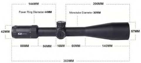 Redwin Rome RW3 6-24x50 SF Riflescope, image 2