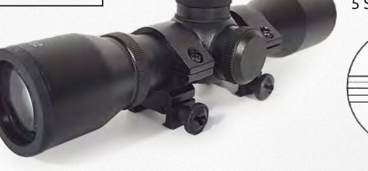 4x32 Crossbow Scope 5 Step Reticle