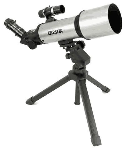 Carson Sky Runner Short Tube Wide-Angle Refractor Telescope