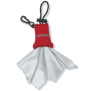 Carson Stuff It SN-50 Microfiber Lens Cloth with Protective Pouch, image 2