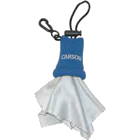 Carson Stuff It SN-50 Microfiber Lens Cloth with Protective Pouch
