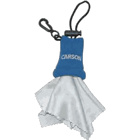 Carson Stuff It SN-50 Microfiber Lens Cloth with Protective Pouch