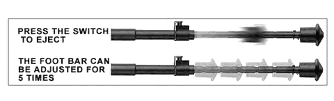 6 Inch Flying Bipod, image 4