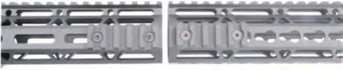 HR03U Universal M-Lok / KeyMod Rail Section, image 2