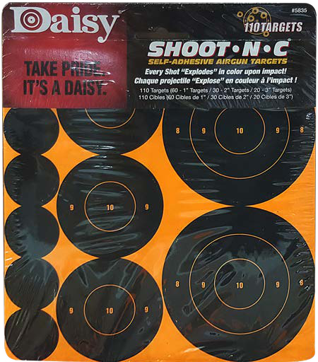 Daisy Shoot-N-C Self Adhesive Reactive Targets