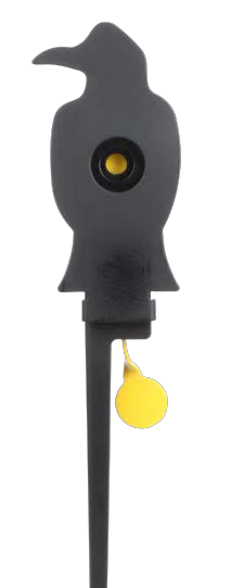 STS01 Raven Knock and Reset Metal Target with Pegging Spike