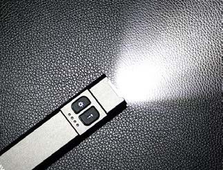 Rayrivr Indica FE07G Pocket Flashlight with Laser Point, image 3