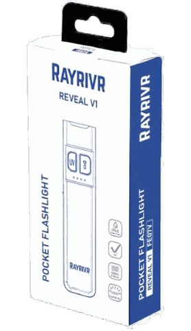 Rayrivr Reveal V1 Ultra Violet Pocket Flashlight, image 3