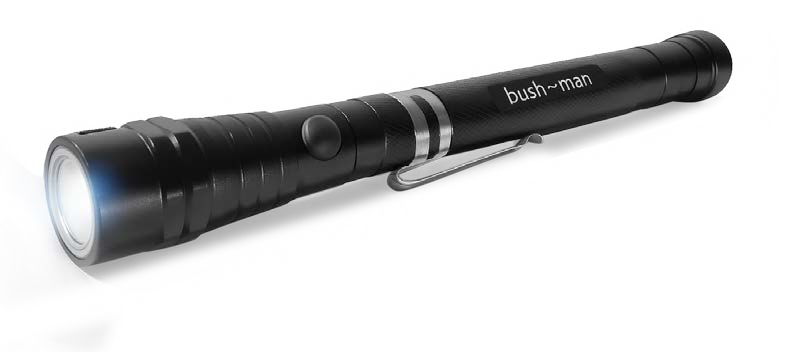 Bushman Telescopic Magnetic Extendable Flashlight