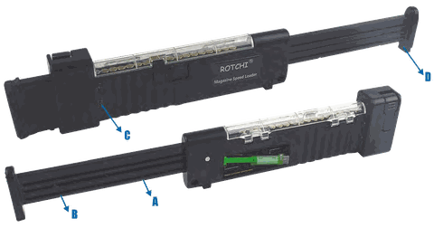 Rotchi Plastic Magazine Speed Loader for AR15 (20 Count)
