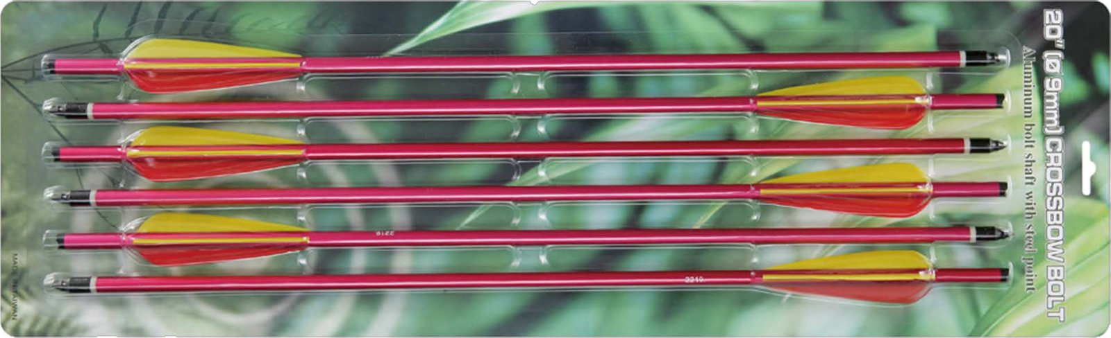Aluminium Crossbow Bolts with Steel Point 6 Pack