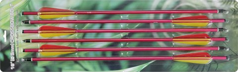 Aluminium Crossbow Bolts with Steel Point 6 Pack, image 3