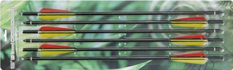 Aluminium Crossbow Bolts with Steel Point 6 Pack, image 4
