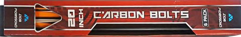 Carbon 20 in Crossbow Bolts 6 Pack