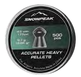 Snowpeak Accurate Heavy Pellets 4.5 mm
