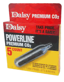 Daisy Powerline Premium CO2 Cylinders 12g, image 2