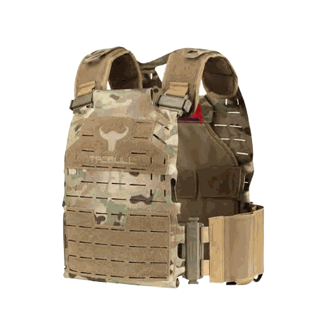 Tacbull Jungle Frog Camouflage Tactical Plate Carrier, image 2