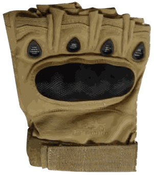 Silver Knight Tactical Half Gloves, image 3