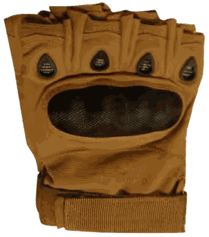 Silver Knight Tactical Half Gloves, image 4
