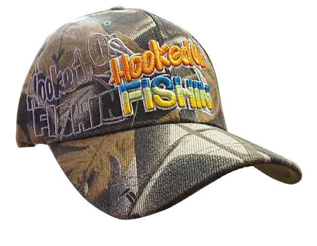 Hooked on Fish Autumn Camo Cap