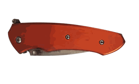 Bright Orange Folding Knife, image 2