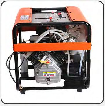 New Warrior Luxury Double Cylinder High Pressure Air Compressor, image 3