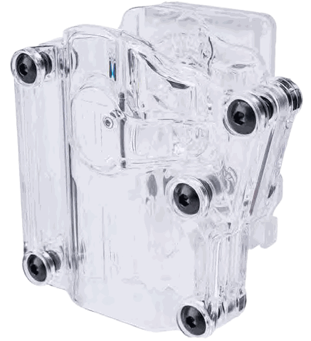 Cytac Universal Mega-Fit Transparent Holster With Belt Clip